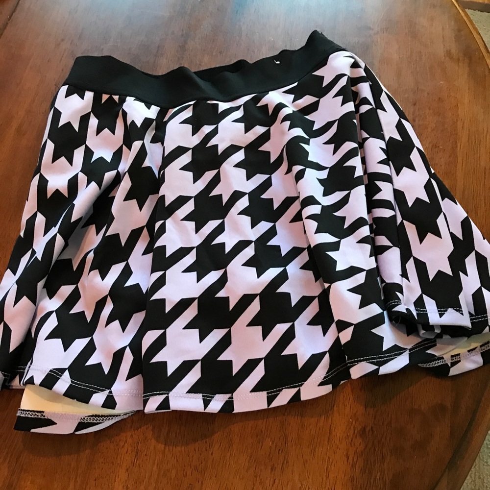 Cute purple and black skater skirt